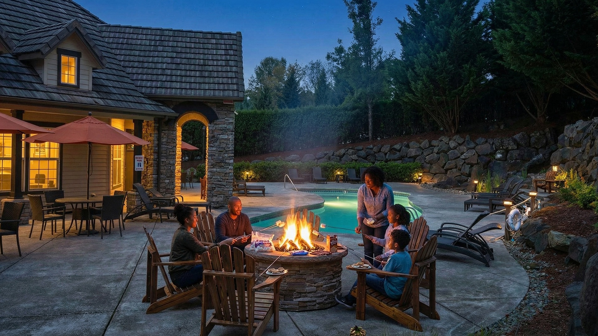 Summerlinn firepit family