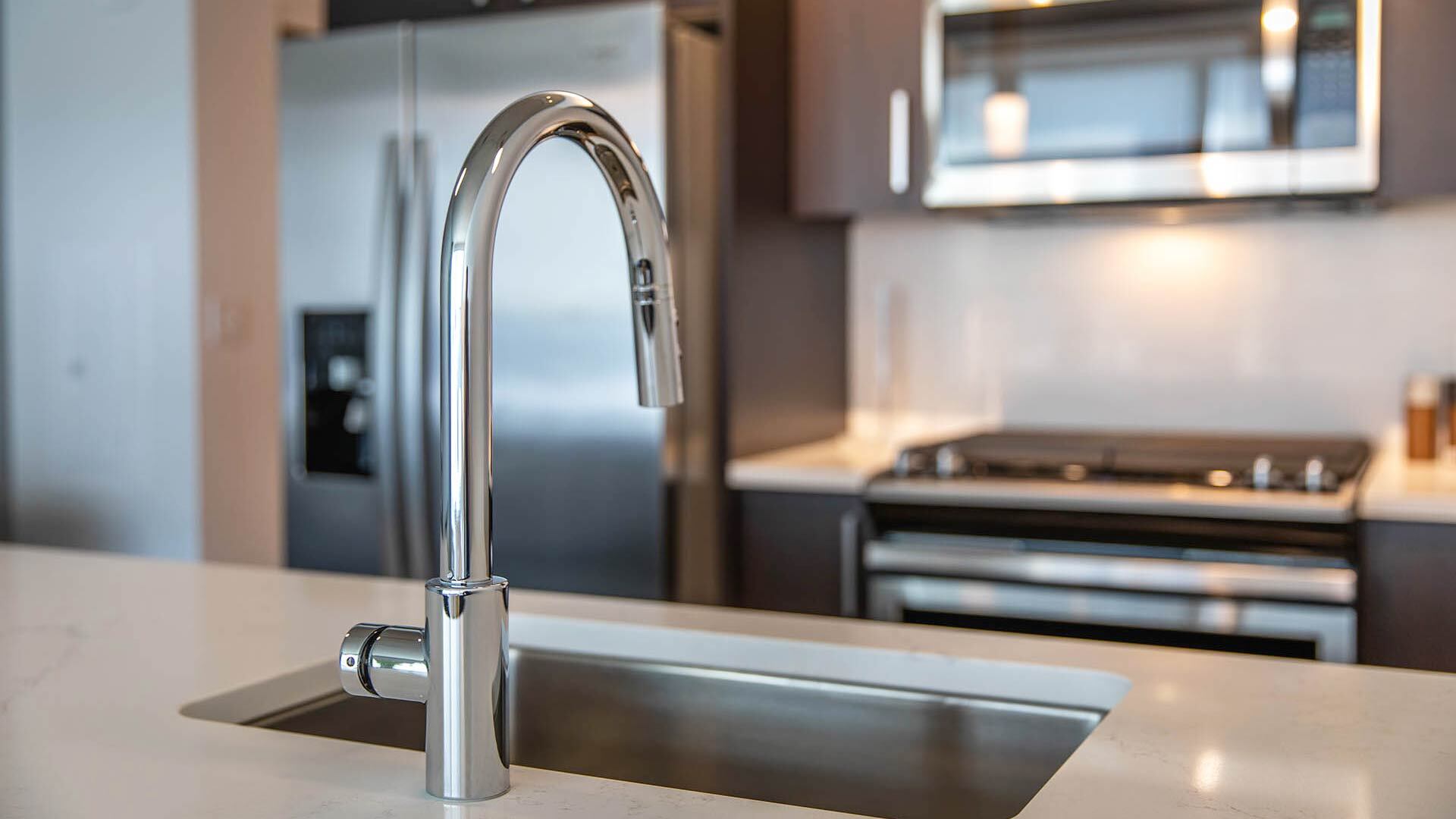 Goss B1 1br model kitchen detail view 1