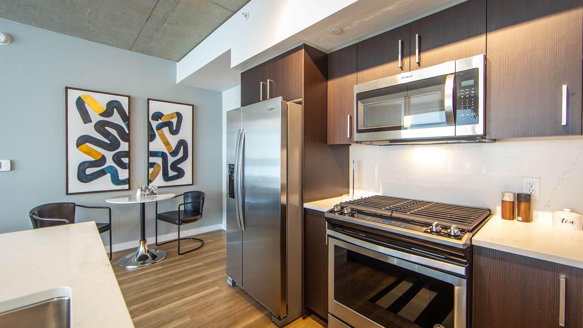 Goss B1 1br model kitchen view 3