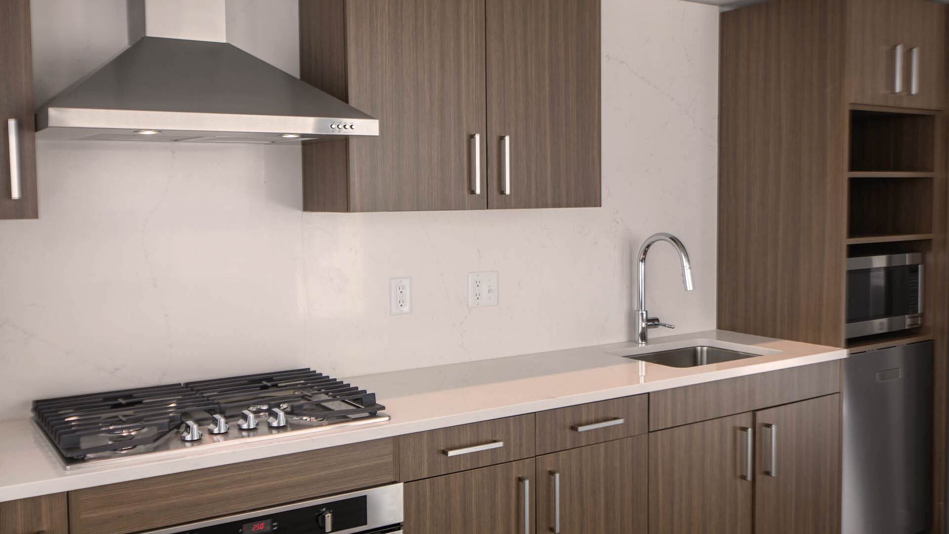 Goss C10 1br kitchen detail view 2