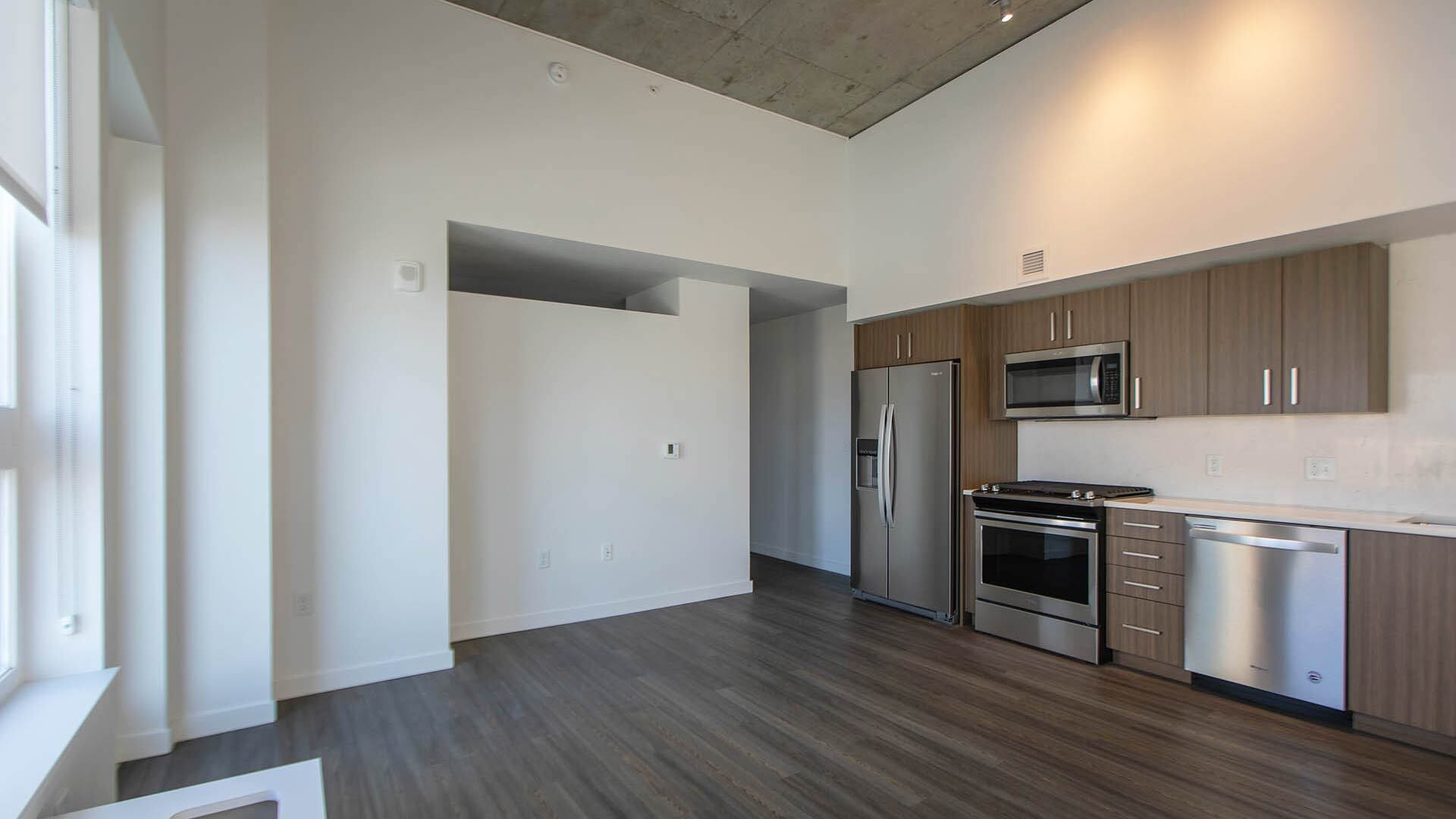 Goss C11 1br kitchen livingroom view 1