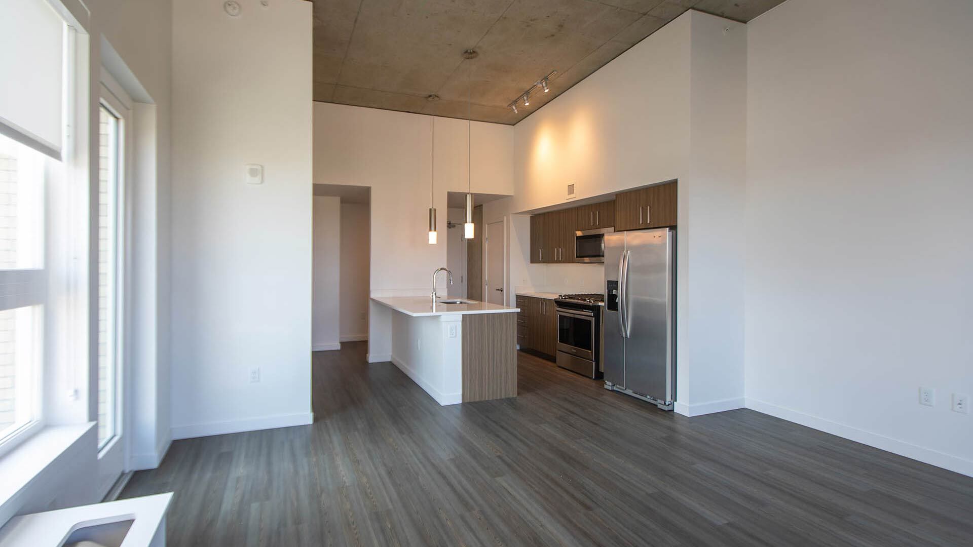 Goss D5 2br kitchen livingroom view 1