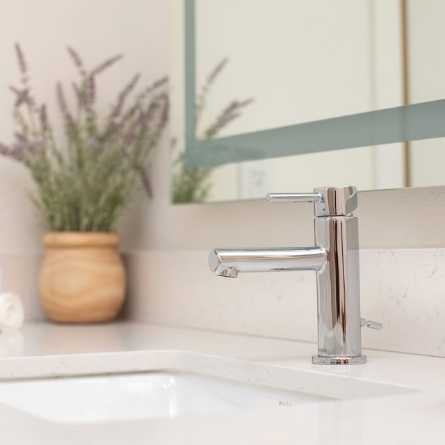 Upland a4 floorplan model bathroom details