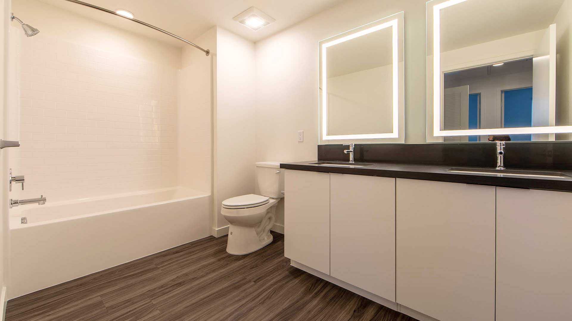 Upland c2 floorplan bathroom view 2