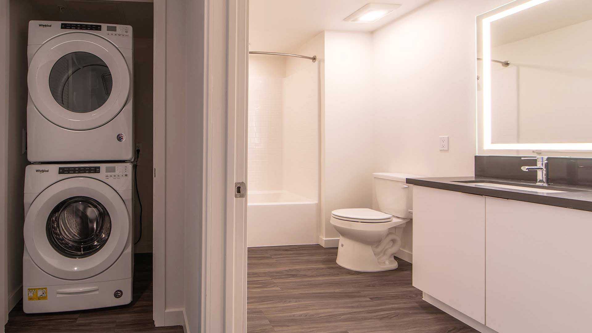 Upland c2 floorplan laundry bathroom view 2