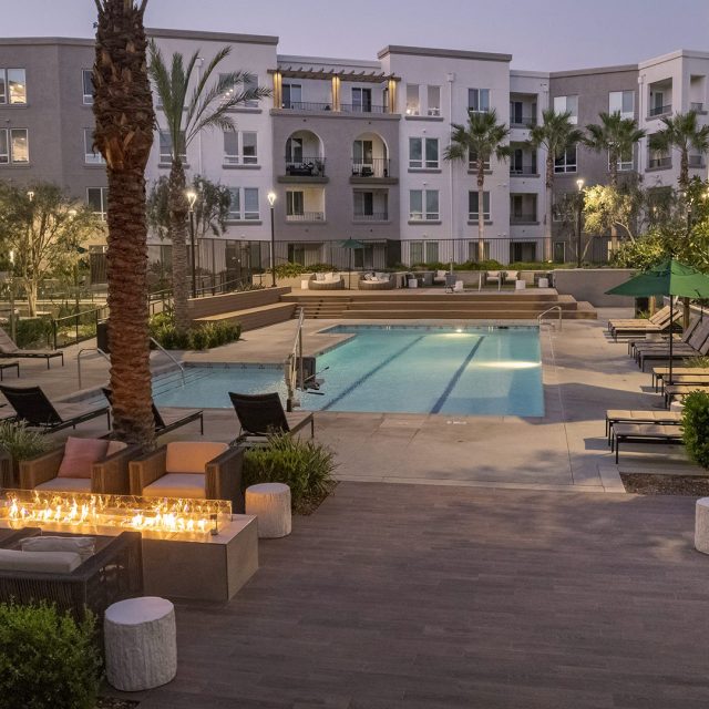 0923 upland pool deck fireplace