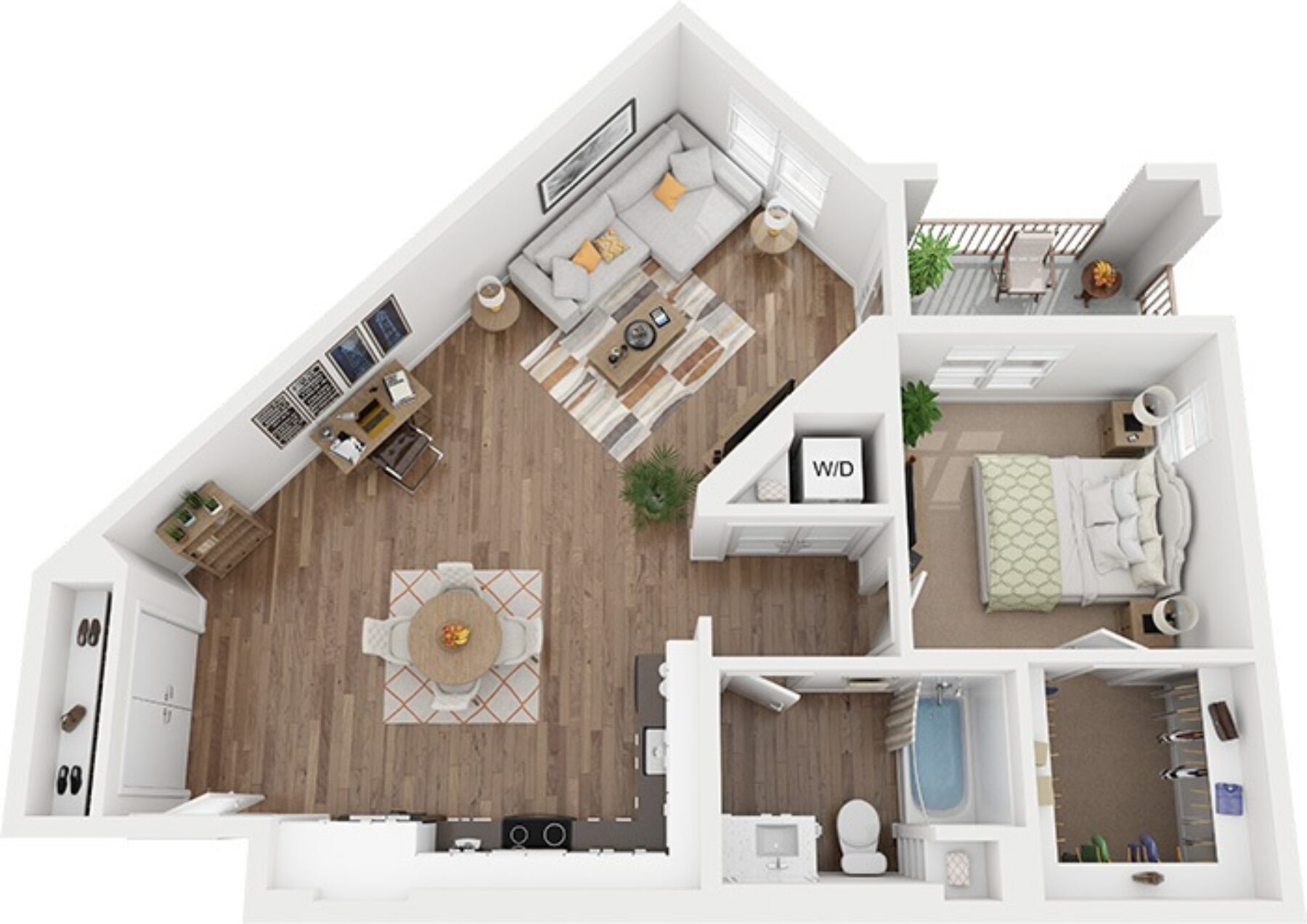 Plan Image: A3 - One Bedroom