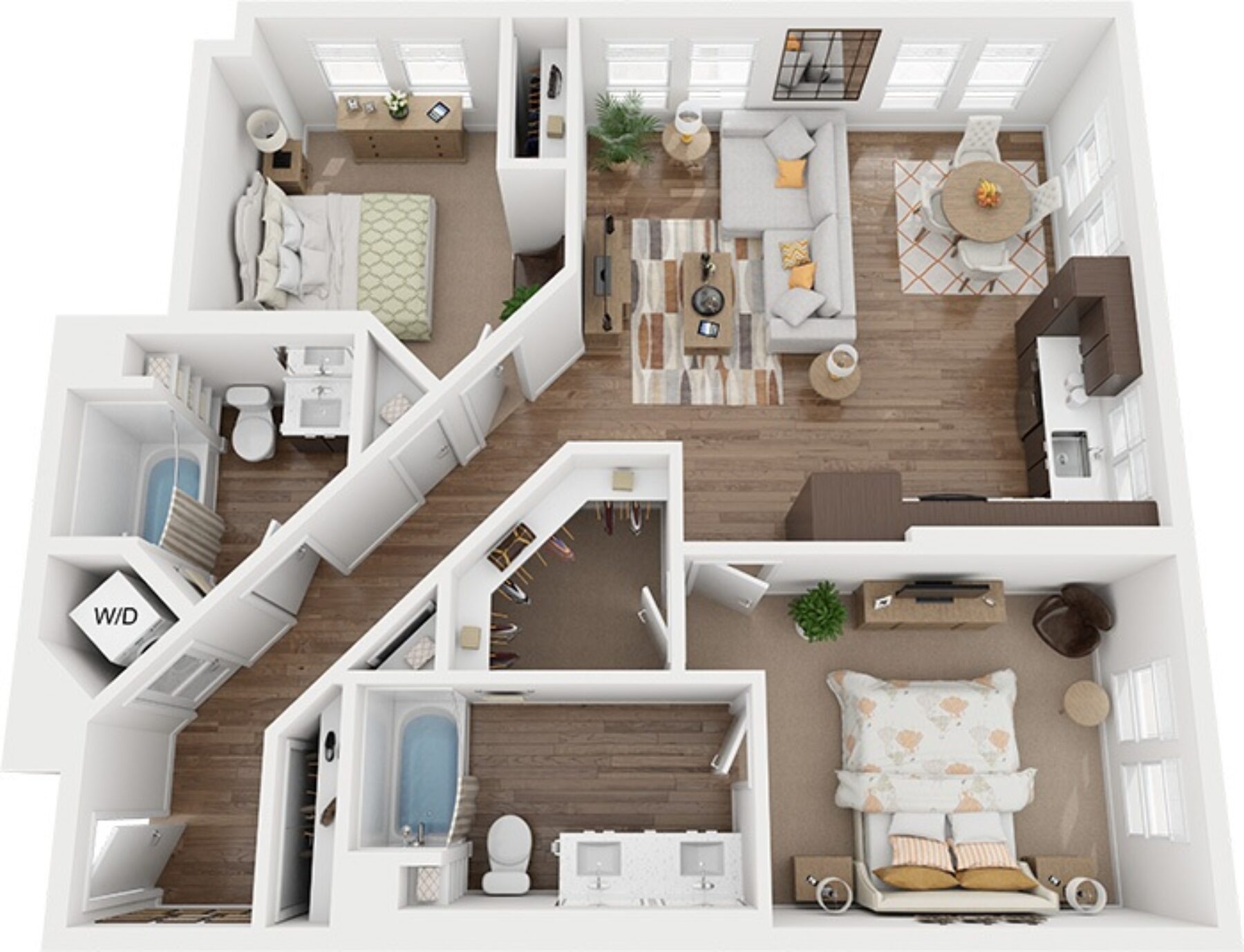 Plan Image: B5 - Two Bedroom