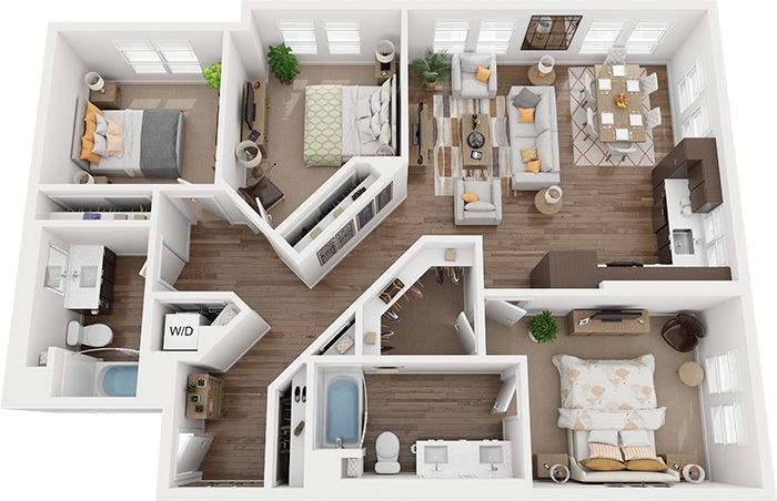 Plan Image: C4 - Three Bedroom