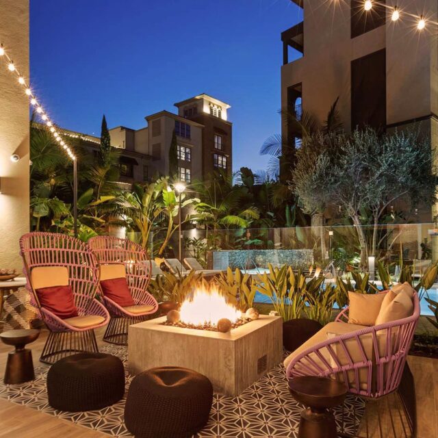 Vilara community fireside lounge