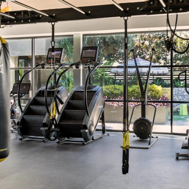 Vilara community fitness center view