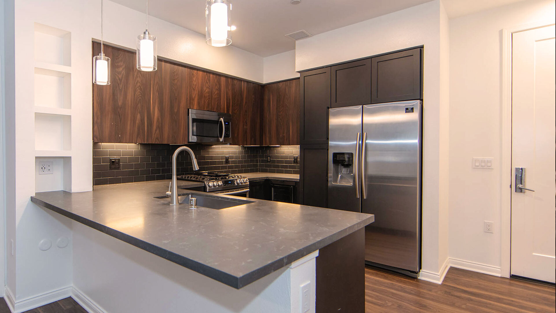 Vilara Elite kitchen island view